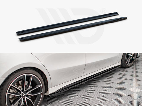 Mercedes A35 AMG V177/W177 (2018-) Side Skirts Diffusers V.2 - Maxton Design