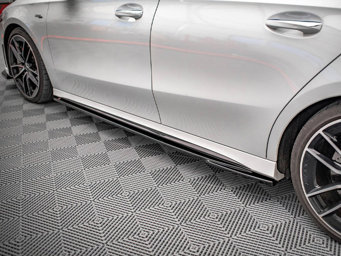 Mercedes A35 AMG V177/W177 (2018-) Side Skirts Diffusers V.2 - Maxton Design