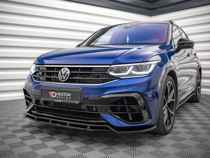 VW Tiguan R / R-line MK2 Facelift (2020-) Front Splitter V.1 - Maxton Design
