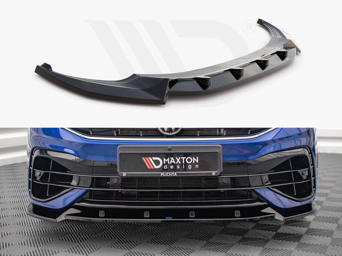 VW Tiguan R / R-line MK2 Facelift (2020-) Front Splitter V.2 - Maxton Design