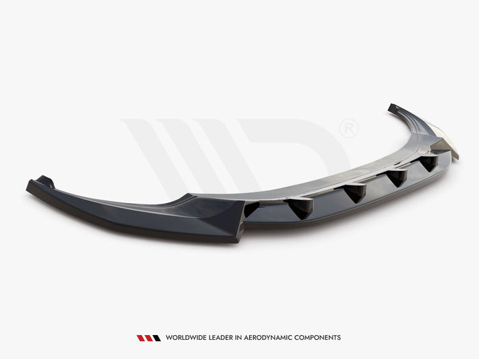 VW Tiguan R / R-line MK2 Facelift (2020-) Front Splitter V.2 - Maxton Design