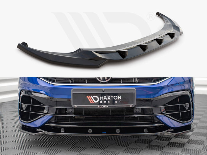 VW Tiguan R / R-line MK2 Facelift (2020-) Front Splitter V.3 - Maxton Design