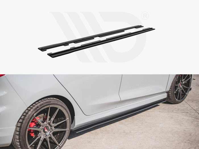 Ford Fiesta MK8 ST / St-line (2017-) Side Skirts Diffusers - Maxton Design