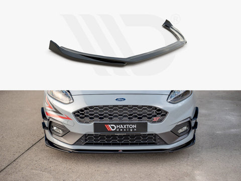 Ford Fiesta MK8 ST / St-line (2017-) Front Splitter V.4 - Maxton Design