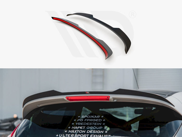 Ford Fiesta MK7.5 ST Black And White Edition (2013-2017) Spoiler CAP - Maxton Design