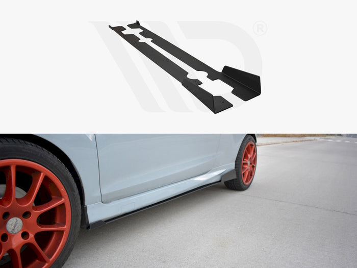Ford Fiesta MK7 ST Facelift (2013-2017) Racing Side Skirts Splitters - Maxton Design