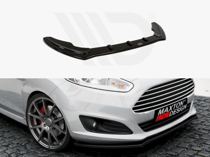 Fiesta MK7 Standard Facelift 2013-2017 Front Splitter - Maxton Design