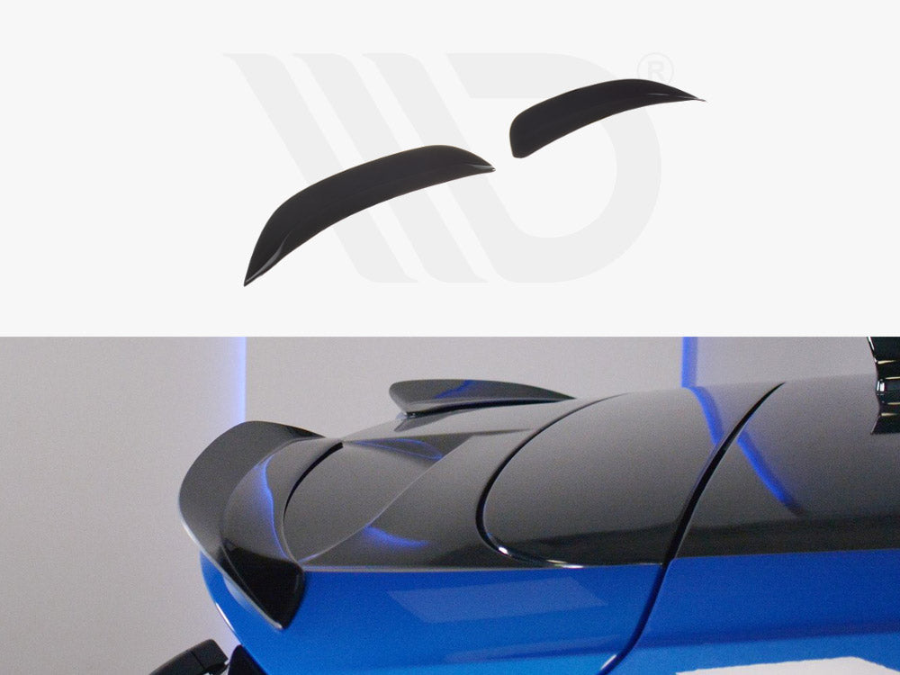 For Ford Focus MK4 ST-Line Hatchback 2018-2023 Maxton Style Car Rear Roof  Spoiler Extensions Flaps Wing Body Kits Tuning - AliExpress