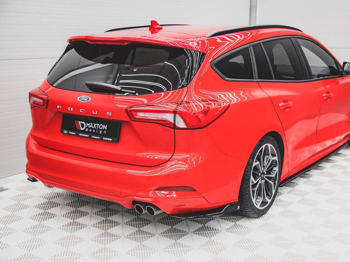 Ford Focus ST-Line Estate Mk4 (2018-) Rear Side Splitters V.2 - Maxton Design