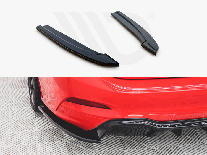 Ford Focus ST-Line Estate Mk4 (2018-) Rear Side Splitters V.3 - Maxton Design