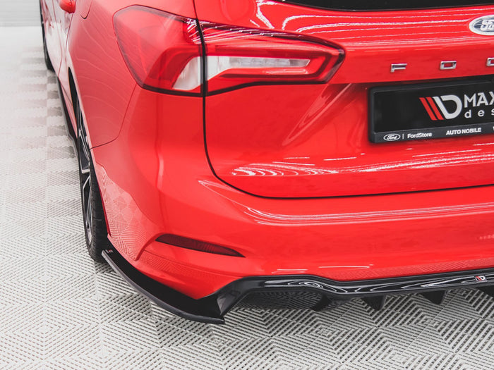 Ford Focus ST-Line Estate Mk4 (2018-) Rear Side Splitters V.3 - Maxton Design
