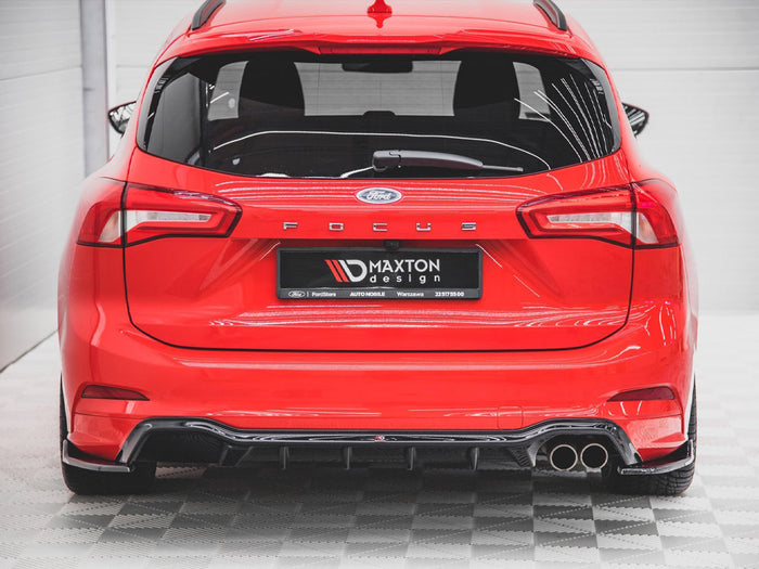 Ford Focus ST-Line Estate Mk4 (2018-) Rear Side Splitters V.4 - Maxton Design