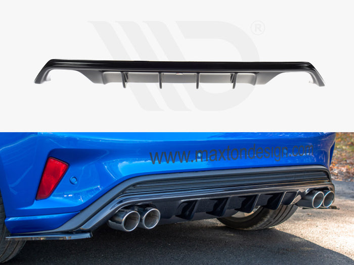 Ford Focus Mk4 ST-Line (2018-) Rear Valance V.2 - Maxton Design