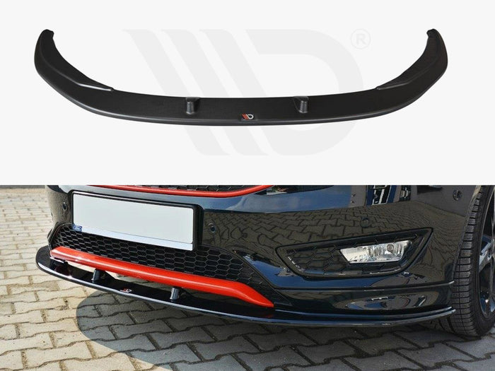 Ford Focus 3 St-line (Facelift) 2015-2018 Front Splitter V.1 - Maxton Design