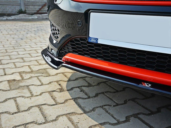 Ford Focus 3 St-line (Facelift) 2015-2018 Front Splitter V.2 - Maxton Design
