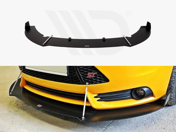 Focus ST MK3 Preface Model Version 2 Front Racing Splitter - Maxton Design