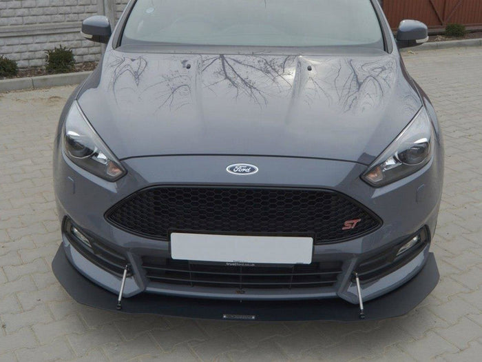 Ford Focus ST MK3 Facelift Front Racing Splitter - Maxton Design