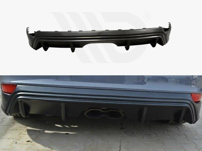 Ford Focus MK3 ST (Facelift) Rs-look (2015-2018) Rear Valance - Maxton Design