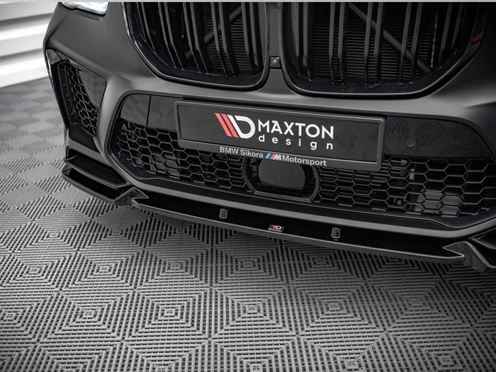 BMW X5M F95 (2018-) Front Splitter V.1 - Maxton Design