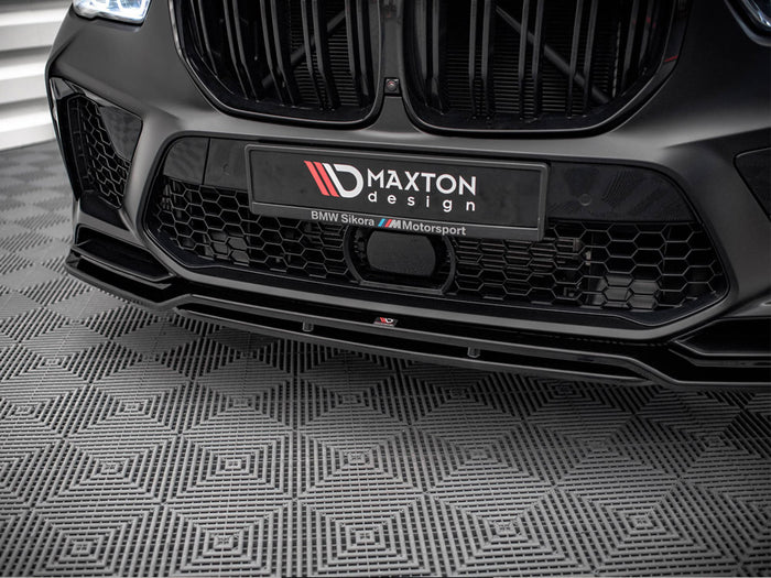 BMW X5M F95 (2018-) Front Splitter V.3 - Maxton Design