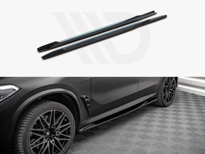 BMW X5M F95 (2018-) Side Skirts Diffusers - Maxton Design