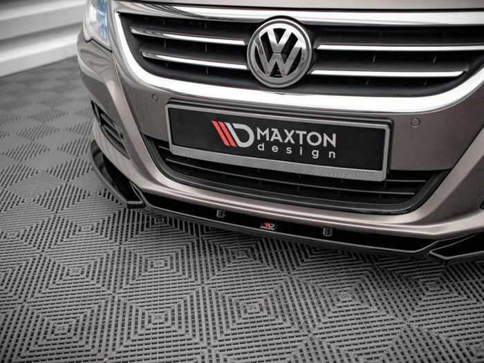 VW Passat CC (2008-2012) Front Splitter V.4 - Maxton Design