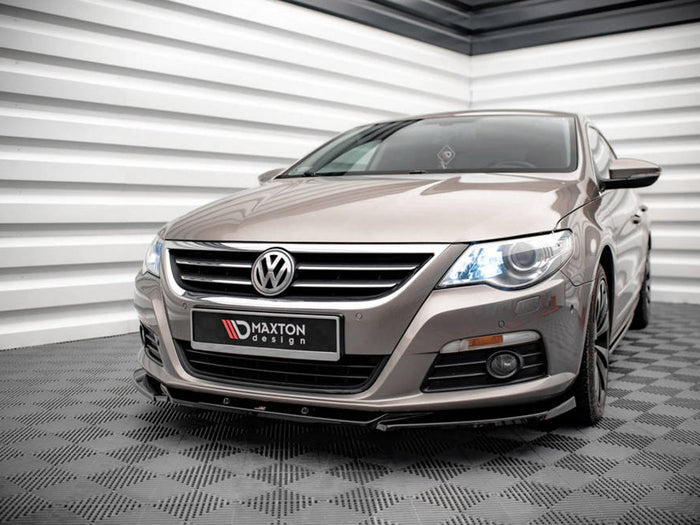 VW Passat CC (2008-2012) Front Splitter V.4 - Maxton Design