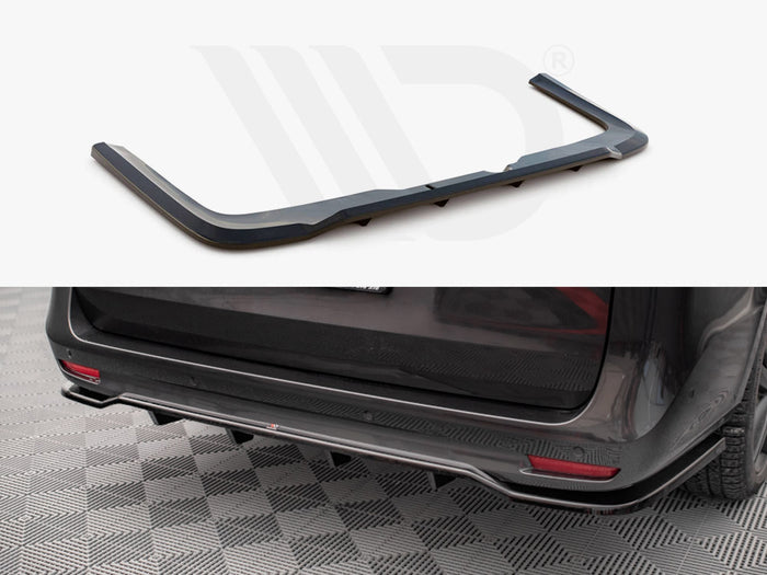 Mercedes V-class Amg-line W447 Facelift (2021-) Central Rear Splitter - Maxton Design
