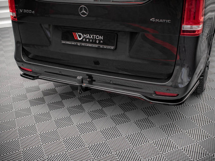 Mercedes V-class Amg-line W447 Facelift (2021-) Central Rear Splitter - Maxton Design