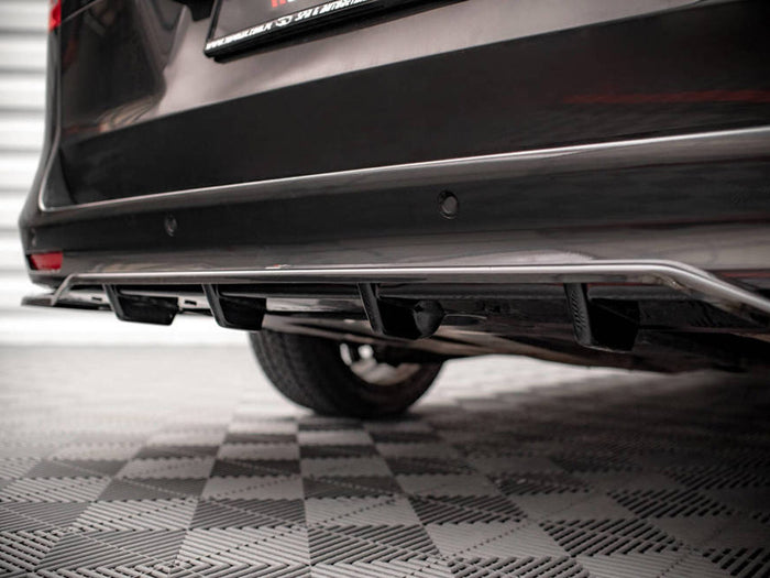 Mercedes V-class Amg-line W447 Facelift (2021-) Central Rear Splitter - Maxton Design