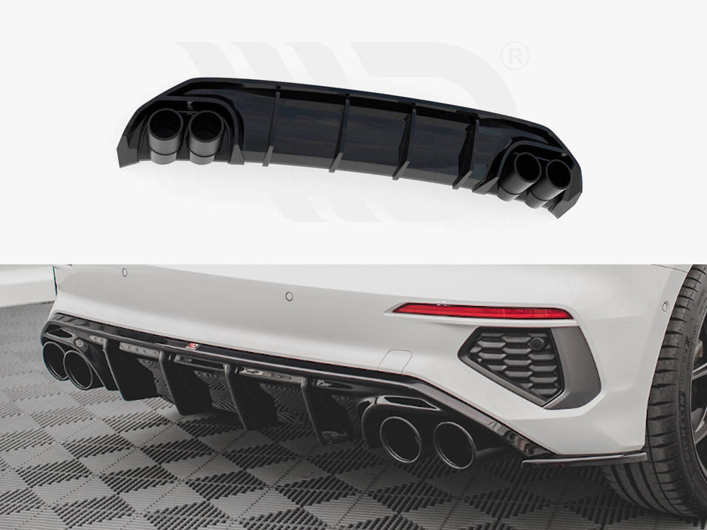 Audi A3 S-line Sportback 8Y (2020-) Rear Valance - Maxton Design – VUDU  Performance