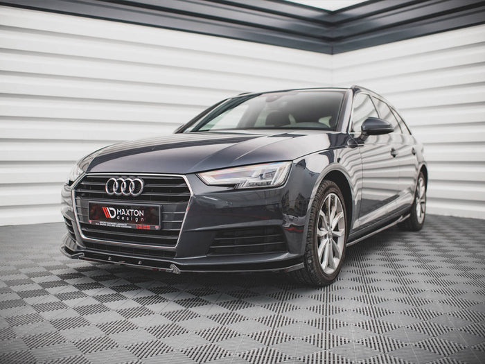 Audi A4 B9 (2015-2019) Front Splitter V.1 - Maxton Design