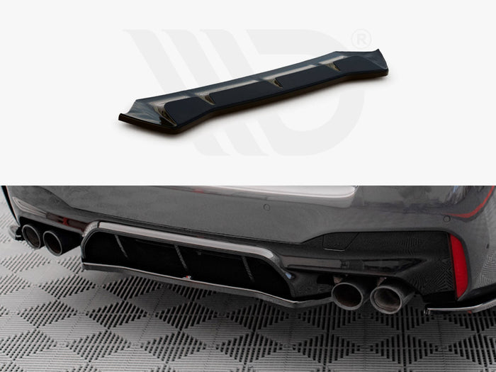 BMW M5 F90 (2017-2019) Central Rear Splitter - Maxton Design