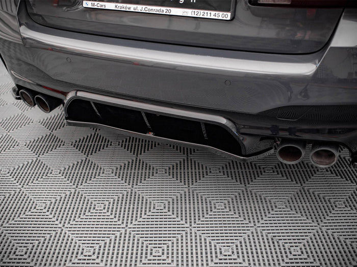 BMW M5 F90 (2017-2019) Central Rear Splitter - Maxton Design
