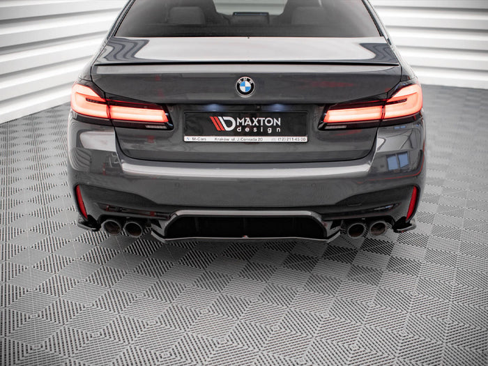 BMW M5 F90 (2017-2019) Central Rear Splitter - Maxton Design