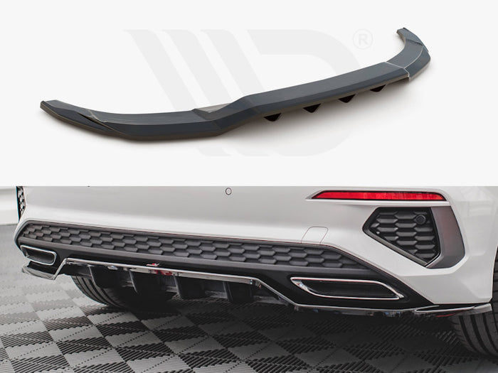 Audi A3 S-line Sportback 8Y (2020-) Central Rear Splitter - Maxton Design