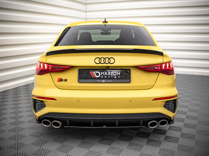 Audi S3 Sedan 8Y (2020-) Central Rear Splitter - Maxton Design
