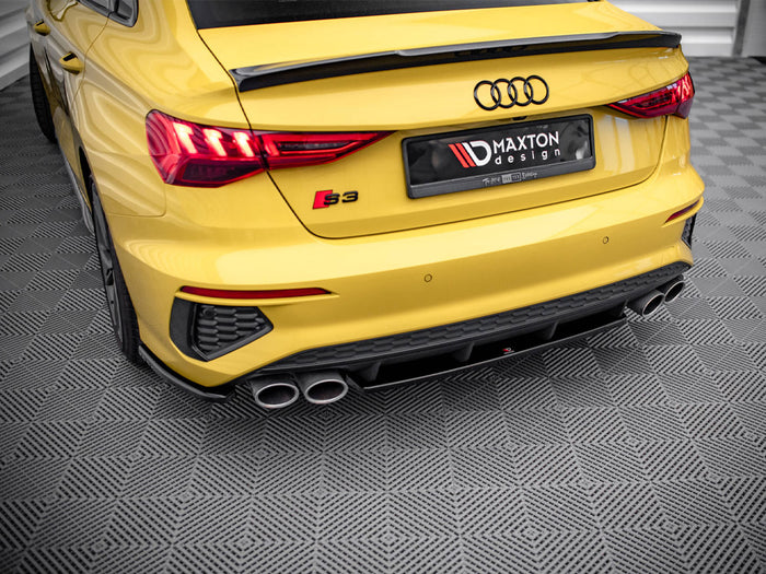 Audi S3 Sedan 8Y (2020-) Central Rear Splitter - Maxton Design