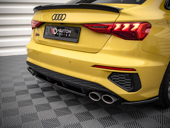 Audi S3 Sedan 8Y (2020-) Central Rear Splitter - Maxton Design