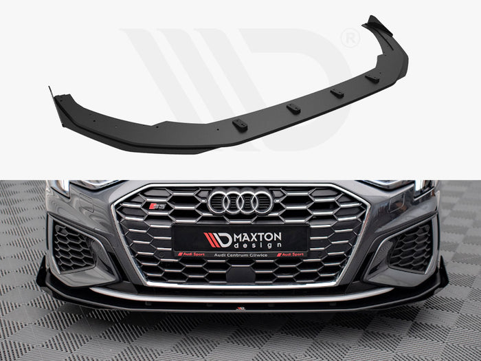 Audi S3 / A3 S-line 8Y (2020-) Street PRO Front Splitter V.1 - Maxton Design