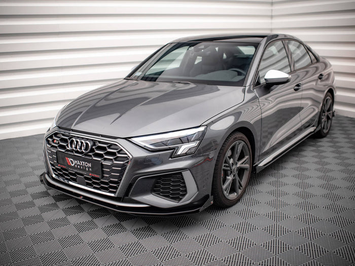 Audi S3 / A3 S-line 8Y (2020-) Street PRO Front Splitter V.1 - Maxton Design