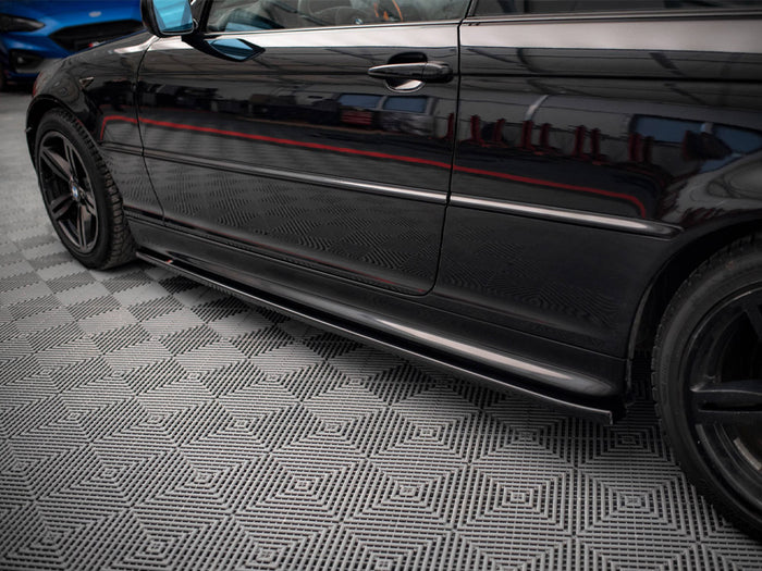 BMW 3 Coupe M-pack E46 (1999-2005) Side Skirts Diffusers V.2 - Maxton Design