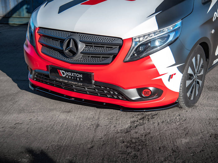 Mercedes VITO W447 Facelift (2020-) Front Splitter V.2 - Maxton Design
