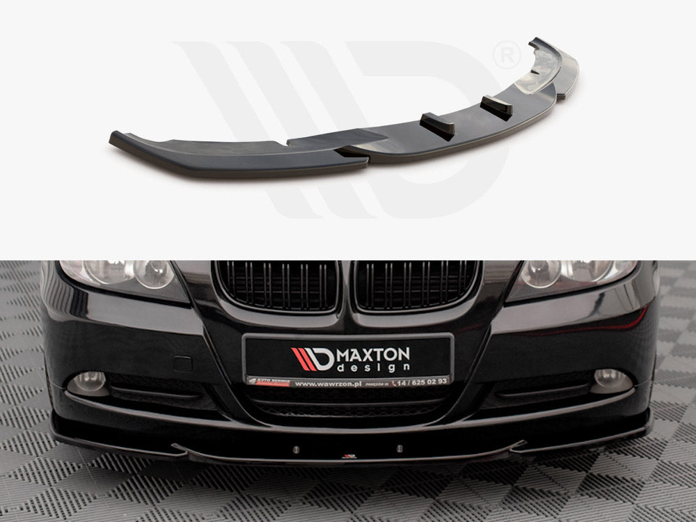 Maxton Design BMW E90/E91 FACELIFT Spoiler / Splitter – Black