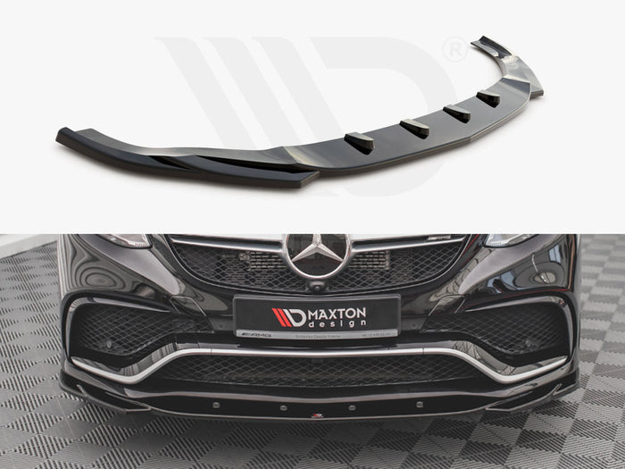 Mercedes GLE Coupe 63AMG C292 (2015-2019) Front Splitter V.2 - Maxton Design