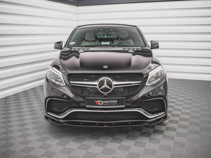 Mercedes GLE Coupe 63AMG C292 (2015-2019) Front Splitter V.2 - Maxton Design