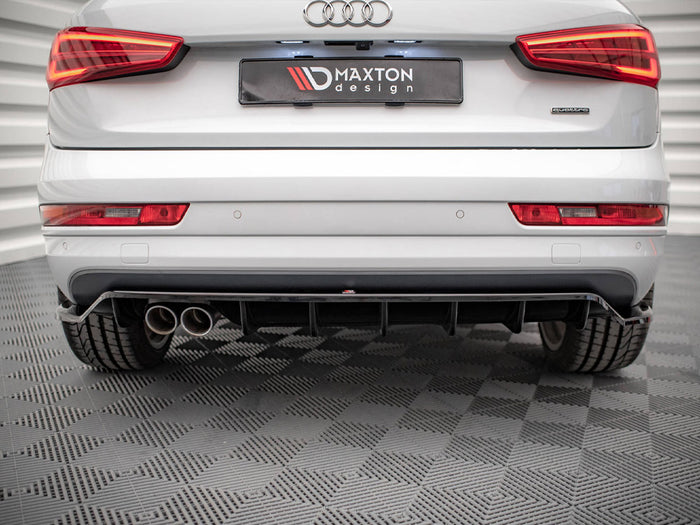 Audi Q3 8U Facelift (2014-2018) Central Rear Splitter - Maxton Design