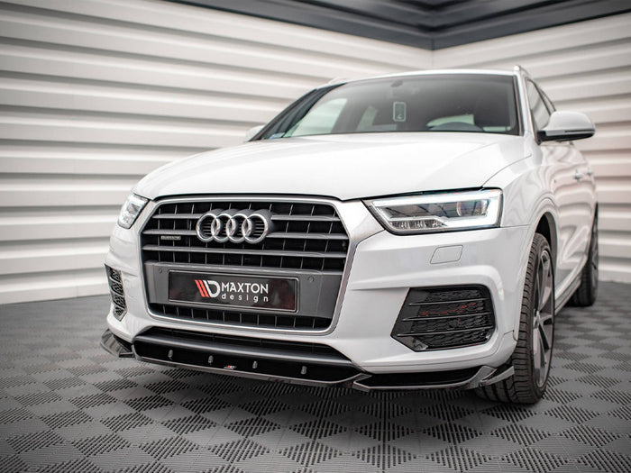 Audi Q3 8U Facelift (2014-2018) Front Splitter V.1 - Maxton Design
