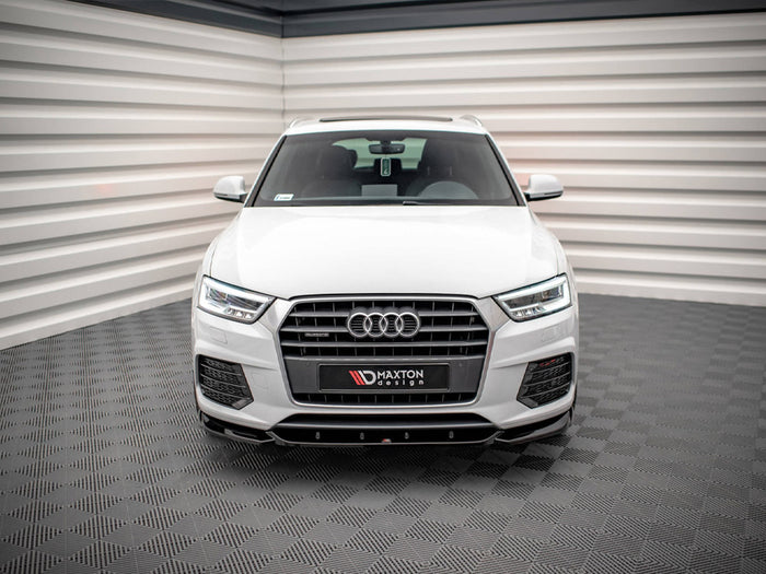 Audi Q3 8U Facelift (2014-2018) Front Splitter V.1 - Maxton Design