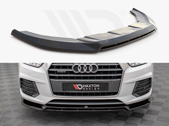 Audi Q3 8U Facelift (2014-2018) Front Splitter V.2 - Maxton Design